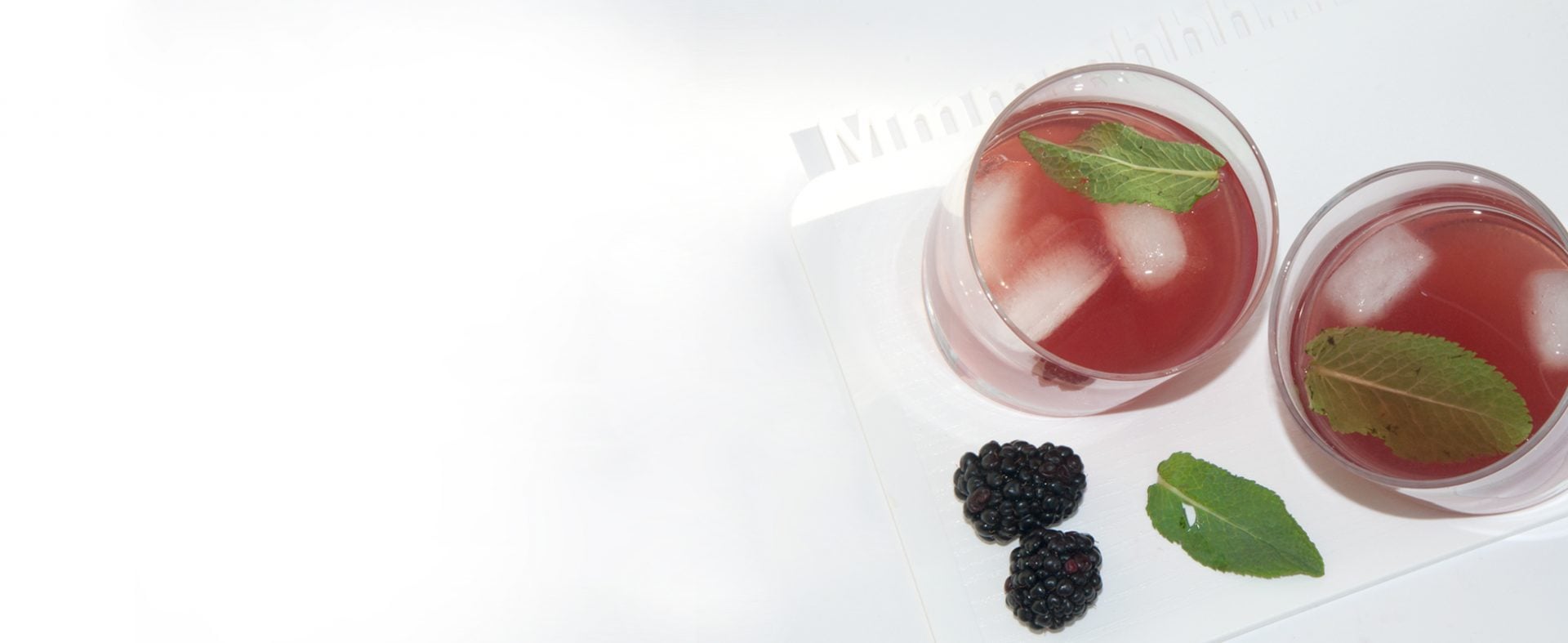 #3. Fresh & Fruity: Blackberry-Mint Iced Tea - Bittersweet Beverages